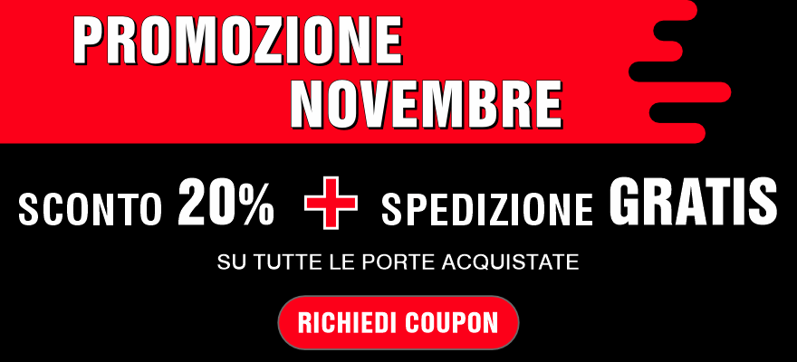 Promozione porte legno massello